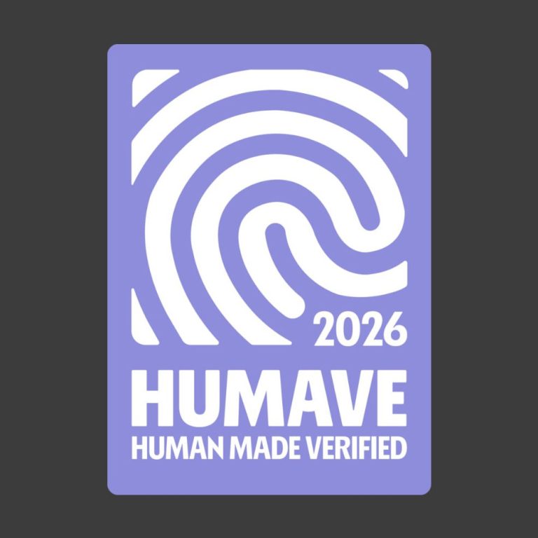 HUMAVE Siegel für menschliche Arbeit HUMAVE Siegel für menschliche Arbeit – Offizielle Zertifizierung gegen reine KI-Generierung.